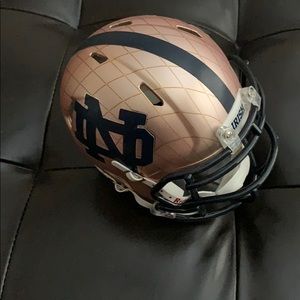 Notre Dame 2014 Shamrock Series mini helmet